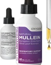 TriGuard MULLEIN Plus - Ekstrakt Mullein Leaf, Ekstrakt Elderberry & Olive Leaf Extract 2 fl oz 124; Wspiera zdrowe funkcje oddechowe i system immunologiczny 124; Wolny od alkoholu, Non-GMO, Smakuje świetnie, Made in USA