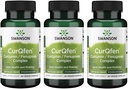 Swanson Controlled Release Curqfen Curcumin / Fenugreek Complex 60 Veg kapsułki (3 opakowania)