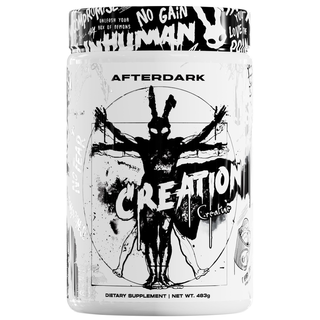 AfterDark Supplements Tworzenie Kreator Monohydrat Proszek, 10000mg Kreatyna Matrix Mieszanka, Promotes Power, Endurance & Muscle Growth, GMP Certified, USA Made, 21 Sług, Cherry Italian Ice