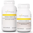Interaktywny zespół terapeutyczny z Active B- Complex, 60 Kapsułek i Theracurmin HP, 120 Kapsułek - Active B- Complex w celu wsparcia metabolizmu energii * - Theracurmin To 27x Więcej Biodostępności *
