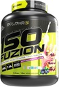 Iso Fuzion 100% Izolacja serwatki 28g Proszek z niedenaturowanych białek, biały Choco Blueberry Cobbler, 4,4lb