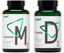 Puori Witamina D3 i Magnezu Cynk Suplement Pasek dla Zdrowej Funkcji Mięśnie, Bone Health, Immune Support i Wapnia Uptake- Non-GMO i Gluten- Free