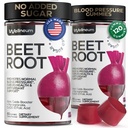 Beets for High Blood Pressure 120 Pcs (2 Pack) - Beet Root Chews with Granate Juice Powder - Gumiaki tlenku azotu dla energii, Cardio Health - suplement dla mężczyzn i kobiet - Sugar Free