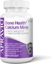 Bone Health Wapnia Minis Tablets, Suplementy wapnia w / Witamina D3, Magnez, Cynk, Miedź, Mangan, Minerały w celu wsparcia kości Siła, Produkcja kolagenu, Zdrowie immunologiczne, 180ct