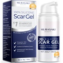 100% Silikon Scar Gel Scar - Advanced Scar Gel for Surgical Scars, C- Section, Stretch Marks, Trądzik, Urazy, Burns, Keloids, Old and New Scar 1.06oz (30g) (Maksymalna moc 100% Silikon)