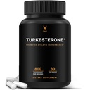 HUMANX Turkesterone + 800mg - USA Trzecia strona Tested (podobny do Ecdysteronu) dla rozwoju mięśni i dynamicznych sprawności atletycznej - Naturalne anaboliczne - Nie GMO, Wegan - suplement Turkesterone