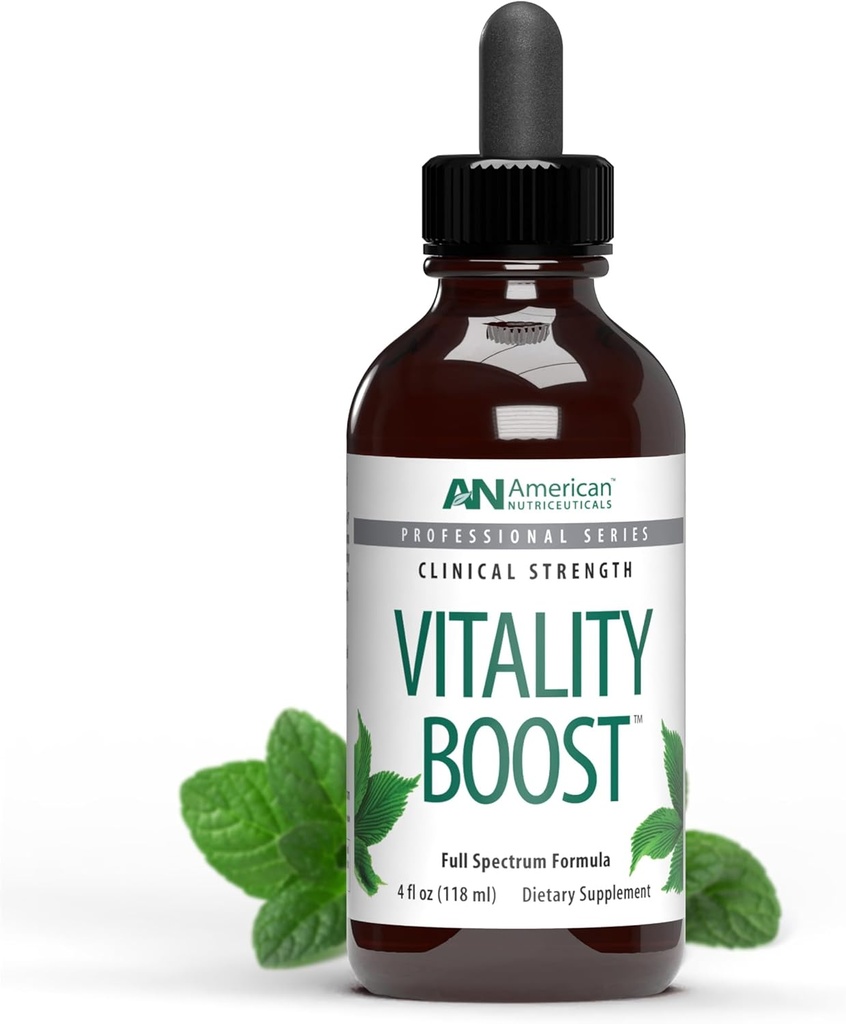 Amerykańskie Nutriceuticals - Vitality Boost Fulvic Acid w / Ślady minerałów - Multimineralny Suplement -Bogaty w Amino Acids - Poprawia funkcję energetyczną