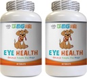Dog Eye Supplement - Dog Eye Health - Advanced Formula - Korzyści Wizja - Wsparcie immunologiczne - Dog Witamina Heart - 2 Butelki (120 Leczenie)