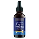 Rx Witaminy Liquid Hepato Support for Dogs & Cats - Suplement do Wątroby z Otylem Mlecznym dla Psów (Silymarin & Silibinin) i Witamina B - Bacon Flavor (4oz)