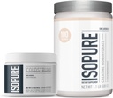 Paleta Żelaza do Colostrum Supplement Proszek, Delikatnie przetworzone, 90 Słupki + Izopura Nieflawored Kreatyna Monohydrat Proszek, 5g Monohydrat Kreatyny na Scoop, 100 Słupki, 500g