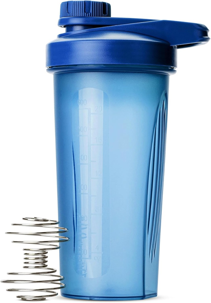 Mr Pen- Shaker Butelki do mieszania protein z Twist Cap, 28 oz, Blue Protein Shaker Butelka z drutu Whisk Ball