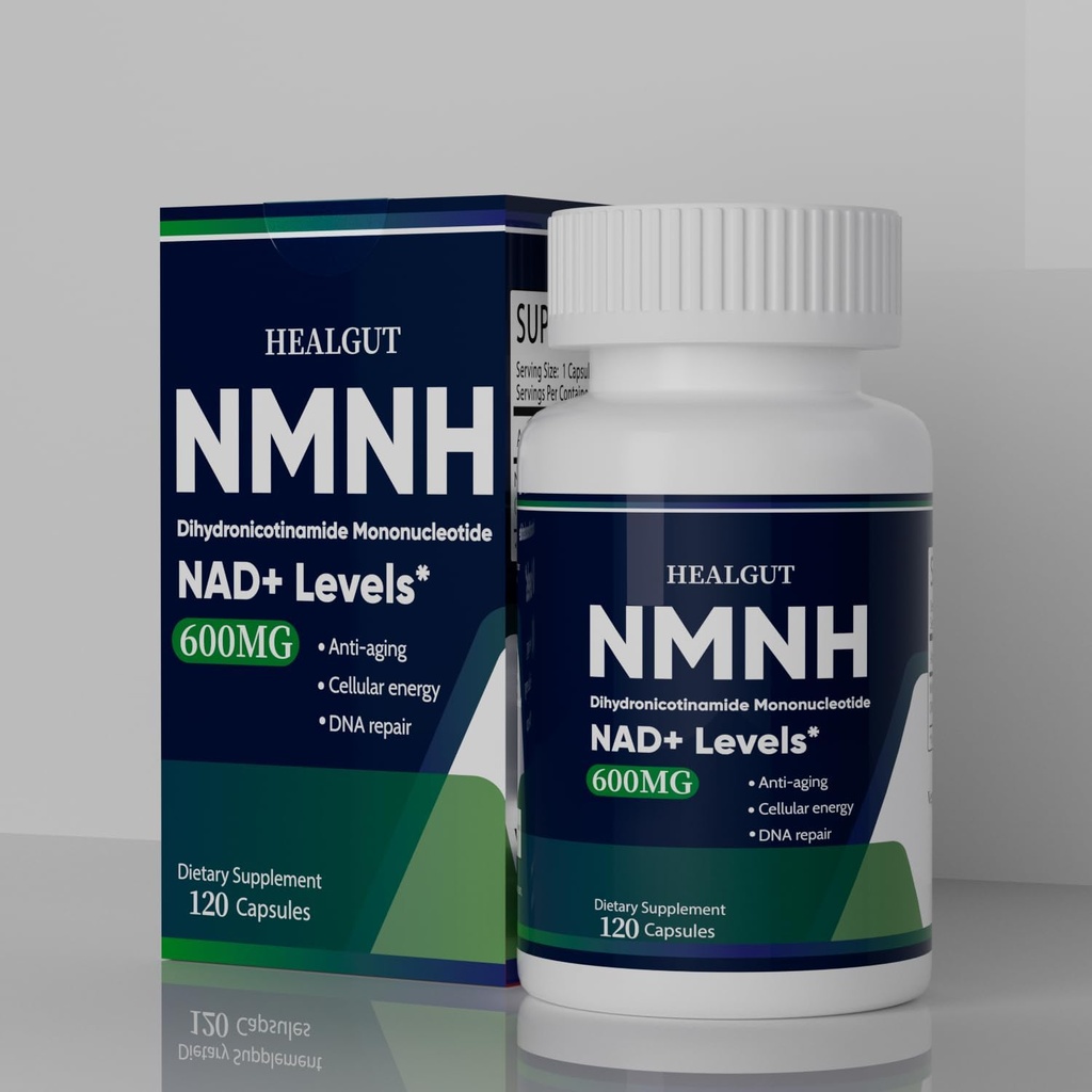 NMNH Supplement for Anti- Aging Breakthrough - Boost NAD + Poziomy bardziej skuteczne niż liposomy NMNH 120 kapsułki