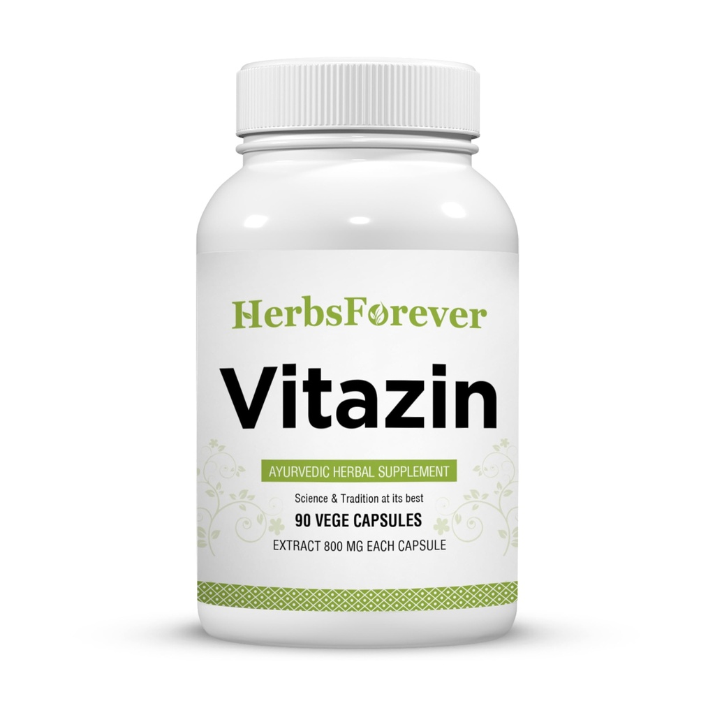 Herbsforever Vitazin kapsułki Ayurvedic Herbal Supports Energy & Performance zapewnia siłę fizyczną i psychiczną 90 Vege kapsułki 800 Mg każdy