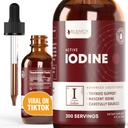Active Iodine - Nascent Iodine Drops - Liquid Delivery for Better Absorption - Supports Healthy Energy, Vitality, & Iodine Levels