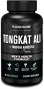 Jacked Factory indonezyjski Tongkat Ali + Fadogia Agrestis - 200: 1 Extract Longjack Tongkat Ali for Men with Fadogia Agrestis 600mg & Primavie Shilajit to Support Vitality, Energy, & Mood - 60 Capsules