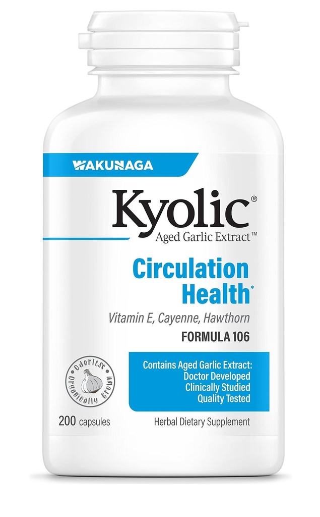 Cyrolic Aged Garlic Extract Formula 106, Circulation Health