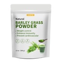 Sok z trawy jęczmiennej proszek 13 oz - 100% Czysty Wheatgrass proszek, wspomaga sercowo-naczyniowe, Wątroba i trawienie funkcji, Wegan, Nie Maltodekstryna i cukier.