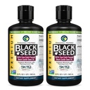 Niesamowite zioła Premium Black Seed Oil - Cold Pressed Nigella Sativa Aid in Digestive Health, Wsparcie immunologiczne, Funkcja Mózgu, Wspólna Mobilność, Gluten Free, Nie GMO - 32 Fl Oz (Opakowanie 2)