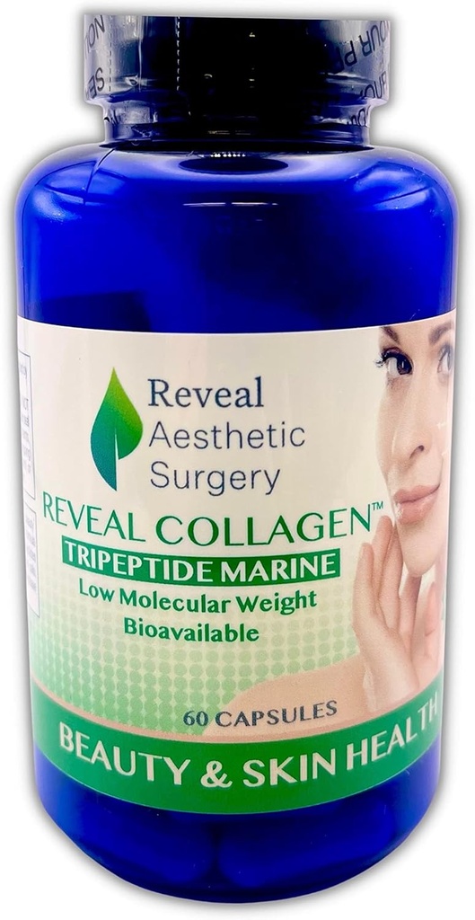 Reveal Collagen - Trieptide Marine Niska masa cząsteczkowa biodostępna - 60 kapsułek
