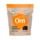 OM MUSZKA SUPERFOOD Master Mieszać Vegan Protein - Organic Chocolate Plant Protein z 10 Grzyby, Ashwagandha, BCAA & B12 - Energia, Odzysk i wsparcie immunologiczne - 1.2 lb (16 Sług)
