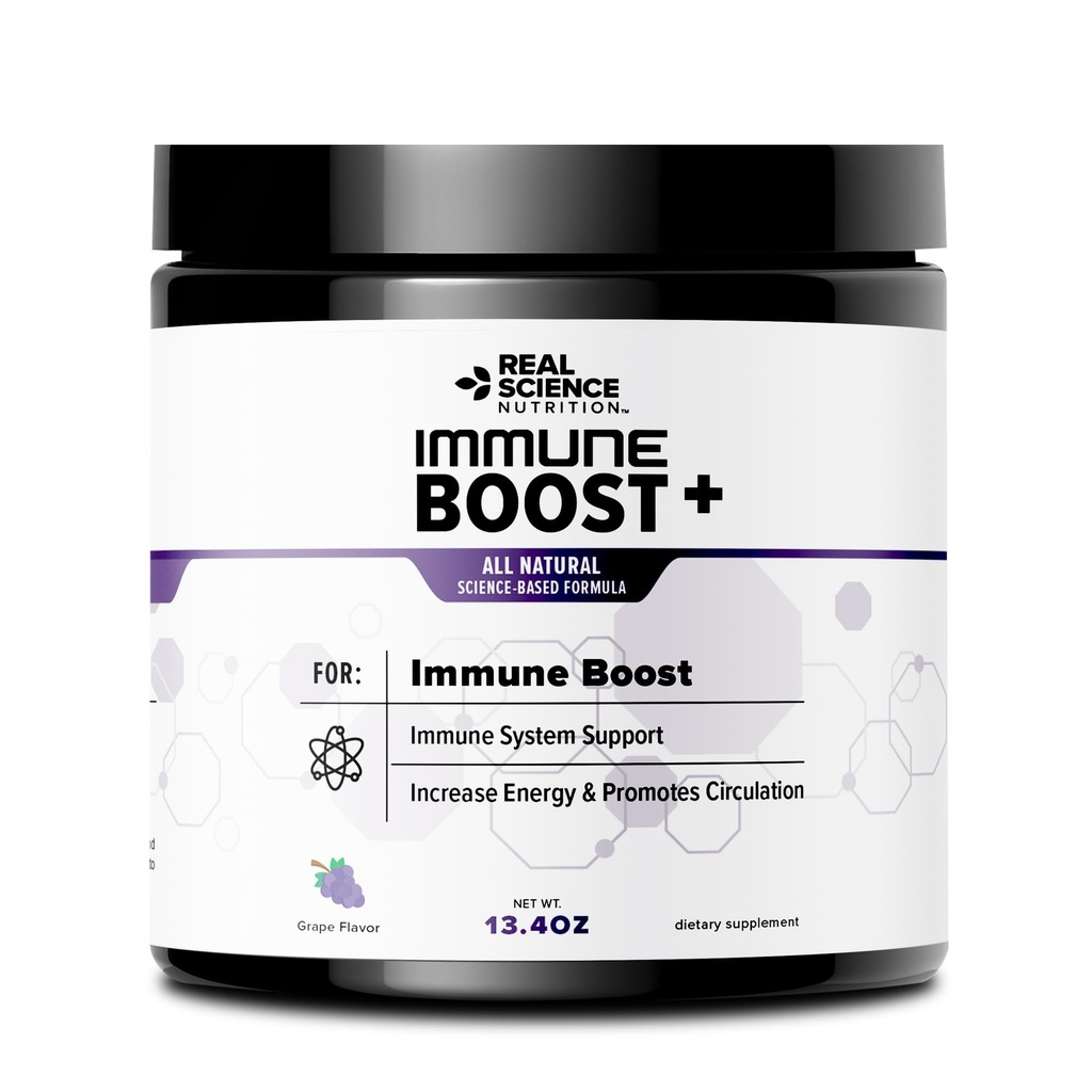 Immune Boost Plus Aviation 124; Natural Immunity Formula, Boost Immune System Health and Wellness, Silniejszy niż Elderberry, Cynk, Echinacea - w szybko działający proszek