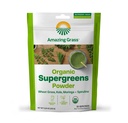 Niesamowite trawy Super Zielone Booster: Zielony Proszek Smoothie Mix z Spirulina, Moringa, Trawa pszenna & Kale Smoothie Booster, Chlorofil Zapewnianie Zielonych, 30 Służenie