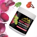 Generic CLEEFLEN Organic Beetroot Powder: Bez cukru, wysoce skoncentrowany suplement idealny do kulturystyki, cyrkulacji i wytrzymałości, pakowane z superfood korzyści