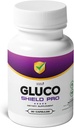 GlucoShield Pro - Natural Supplement with Vitamins B1, B2, B6, Magnez, Cynk & Wapń Addition 124; Non- GMO, Stimulant- Free, Easy- to- Take 124; Made in The USA, GMP- Certified Addition 124; 30 Kapsułki, 1 Miesiąc Dostawy
