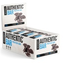 Autentyczne Bar Cookie Crumble Protein Bars - Smaczne Meal Wymiana Energy Bars w / 15 g Izolacja białka serwatki, Naturalne Cukry z czystego miodu, Zdrowy Tłuszcz Masło orzechowe Fundacja - 12 Pack