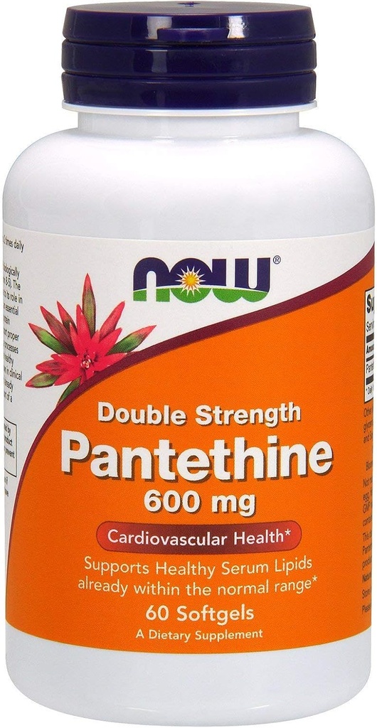 Pantetyna, 600 mg, 60 SGELS by Now Foods (opakowanie po 4)