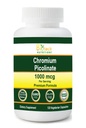 Pikolinian chromu 1000 MCG Podawanie 120 Kapsułki roślinne