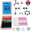 Organic Chemistry Model Kit (307 PCS) - Armyte Chemistry Molecular Model for Teacher Student and Young People Academic Chemistry Education, Pack with Atoms, Bonds, Electron Orbital (kolorowe)