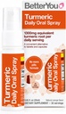 BetterYou Turmeric Oral Spray - Natural Liquid Turmeric Supplement - Prosta, wygodna alternatywa - Natural Orange Flavor - 0.85 oz