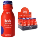 Więcej Labs Liquid Focus, Nootropic Smart Drink z mocnymi przeciwutleniaczami i Zioła Adaptogenetic dla energii i koncentracji, 150mg kofeiny (Opakowanie 12)