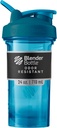 BlenderBottle Shaker Butelka Pro Series Perfect for Protein Shakes and Pre Workout, 24- Ounce, Ocean Blue
