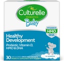 Culturelle Baby Healthy Development Probiotic, Witamina D, HMO i DHA Pakiety, Pomaga promować zdrowy system immunologiczny i pokarmowy * w dzieci i dzieci w wieku 1 +, Gluten Free & Non-GMO, 30 Count (Pack of 1)