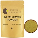 CARMEL ORGANICS Neem Liść proszku 124; 8 Oz lub 227 Gramy 124; Naturalny 124; Niemodyfikowany GMO 124; Nie Dodano konserwantów lub dodatków 124; Azadirachta Indica Proszek