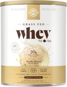Solgar trawa serwatka do chodzenia, Vanilla - 2 lb - Grass- Fed białka serwatki w proszku - rBGH Free, Non-GMO, Gluten Free - 36 Sługi