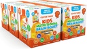 Pokryj trzy suplementy dla dzieci suplement mózgu Smoothie, Omega 3 Płynne dzieci DHA olej rybny, Zdrowie Dzieci Skup i uwaga, Wsparcie emocjonalne, 20 Pouches, Pack 6