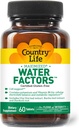 Country Life Water Factors - z potasu i B6 dla równowagi elektrolitowej - 60 tabletek