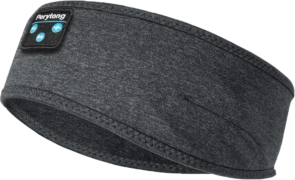 Perytong Nowe słuchawki senne Bluetooth opaska, bezprzewodowe miękkie słuchawki senne z Ultra- Cienki głośniki Perfect for Side Sleepers, Bieganie, Trening, Joging, Joga, Podróże