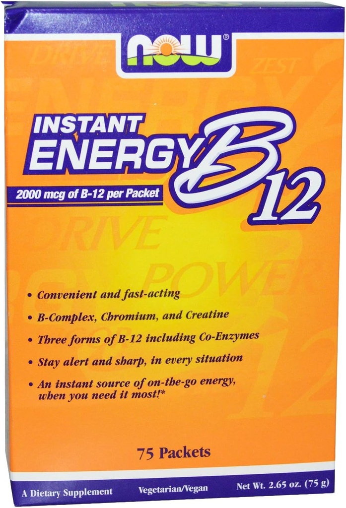 Now Foods - B-12 Instant Energy Pakiety 75 / Box