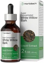 Horbäach White Willow Bark Ekstrakt nalewka 124; 2 Fl oz 124; Alkohol wolny suplement płynny 124; Super skoncentrowany 124; Wegetariański, Non-GMO, Gluten wolny