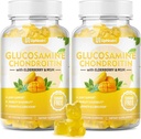 Bez cukru Glukozamina Chondroitin Gummies, Dodatkowa siła 1500mg Glukozamina z Chondroitin MSM & Elderberry & Turmeric, Joint Supplement for Men & Women Move Free Joint Zdrowie