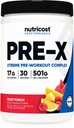 Nutricost Pre- X Xtreme Pre- Workout Complex Powder, Fruit Punch, 30 Służenia, Wegetarianin, Non-GMO i Gluten Free