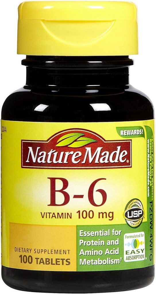 Przyroda Witamina B6 100 mg Tabs, 100