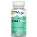 SOLARAY Super Digestaway Digestive Enzymy - Pancreatin, Papain, Ginger, Pepsyna, Betaine HCl, Aloe Vera, i więcej - Pokarm i odżywczy Wchłanianie Wsparcie - Laboratorium zweryfikowane - 90 VegCaps