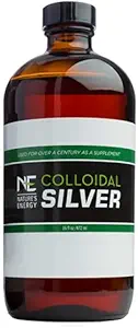 Nature 's Energy Colloidal Silver Death 124; 16 Oz, Effective, Antiseptic and Deodorizer for Indoor, Steryc and Electrostatic stabilised Death 124; 40 ppm