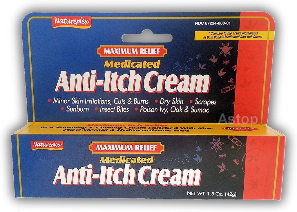 Maximum Relief Medicated Anti- Itch Cream