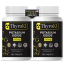 Tabletki zawierające jodek potasu 130 mg - Tyroid & Wsparcie dla układu oddechowego - Yodo Naciente KI Pigułki: 124; Fast- Discoming Awaryjny Suplement Jodu: 124; Non-GMO: 124; Gluten Free Agreement 124; 300 Tablets España; Made in USA: 124; Pack of 2
